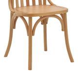 Scaun Flisbie lemn Natural de fag, 46x48x86 cm