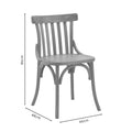 Scaun Flisbie lemn Natural de fag, 46x48x86 cm, foto produs 12