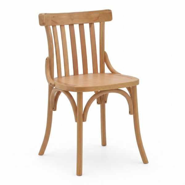 Scaun Flisbie lemn Natural de fag, 46x48x86 cm