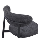 Scaun Folegio, stofa si metal, 50x57x79 cm - Antracit