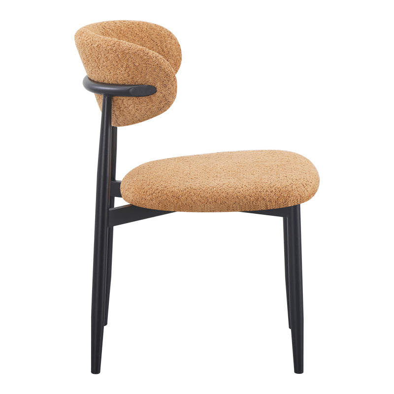 Scaun Folegio, stofa si metal, 50x57x79 cm - Bej