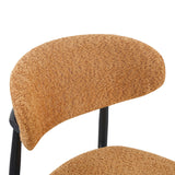 Scaun Folegio, stofa si metal, 50x57x79 cm - Bej