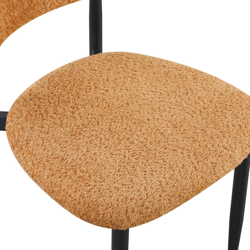 Scaun Folegio, stofa si metal, 50x57x79 cm - Bej