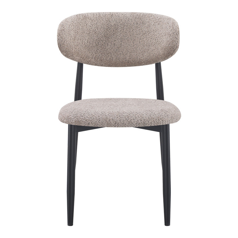 Scaun Folegio, stofa si metal, 50x57x79 cm - Gri