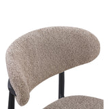 Scaun Folegio, stofa si metal, 50x57x79 cm - Gri