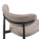 Scaun Folegio, stofa si metal, 50x57x79 cm - Gri