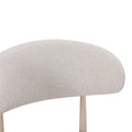 Scaun Folegio, Stofa, Bej, picioare metalice crem, 49x55x80 cm, imagine ambient