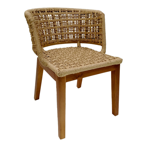 Scaun fotoliu de gradina Milou Boho, Natural, 59x65x73 cm