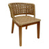 Scaun fotoliu de gradina Milou Boho Natural 59x65x73 cm