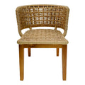 Scaun fotoliu de gradina Milou Boho, Natural, 59x65x73 cm, perspectiva suplimentara