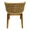 Scaun fotoliu de gradina Milou Boho, Natural, 59x65x73 cm, foto produs