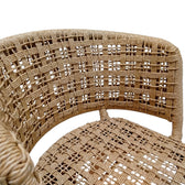 Scaun fotoliu de gradina Milou Boho, Natural, 59x65x73 cm, foto produs 6