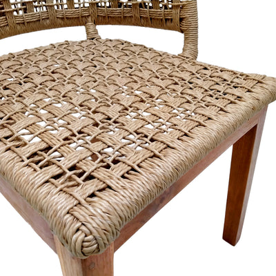 Scaun fotoliu de gradina Milou Boho, Natural, 59x65x73 cm, foto produs 7