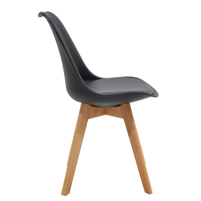 Scaun Gaston, Alb, 54x49x83 cm, perspectiva suplimentara