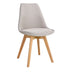 Scaun Gaston bej lemn Natural 56x43x84 cm