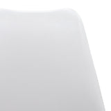 Scaun Gaston cu, neagra - stejar, 57x48 cm - Alb