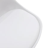 Scaun Gaston cu, neagra - stejar, 57x48 cm - Alb
