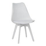 Scaun gaston I, Verde, 48x53x81 cm - Alb