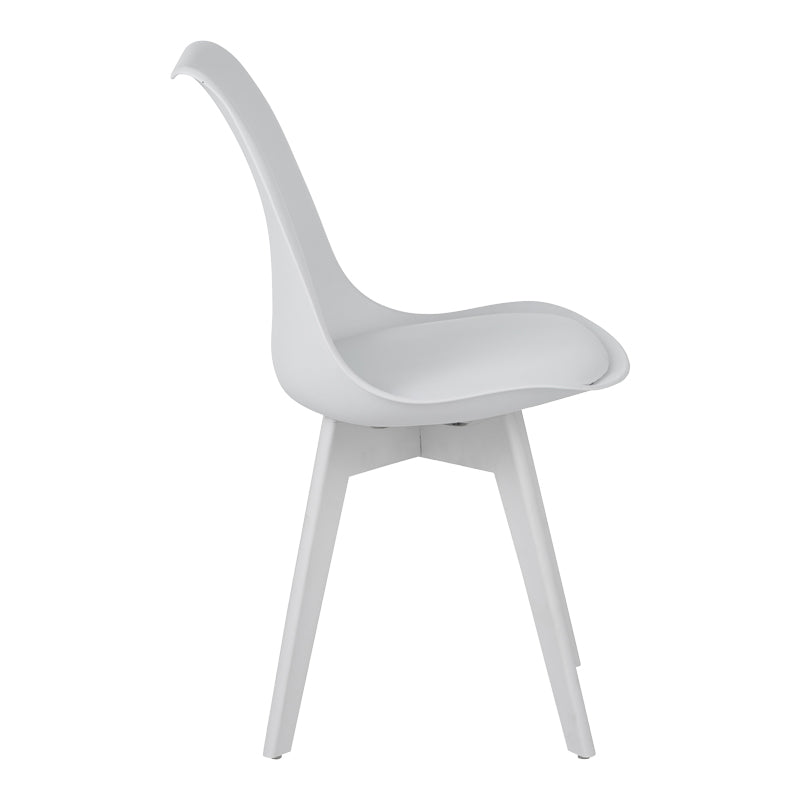 Scaun gaston I, Verde, 48x53x81 cm - Alb