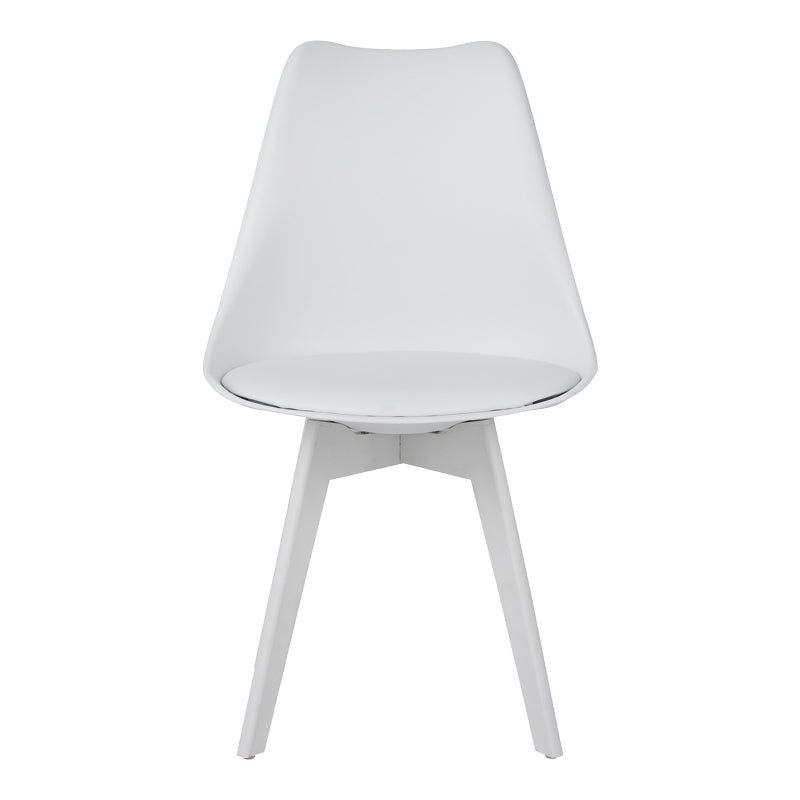 Scaun gaston I, Verde, 48x53x81 cm - Alb