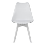 Scaun gaston I, Verde, 48x53x81 cm - Alb