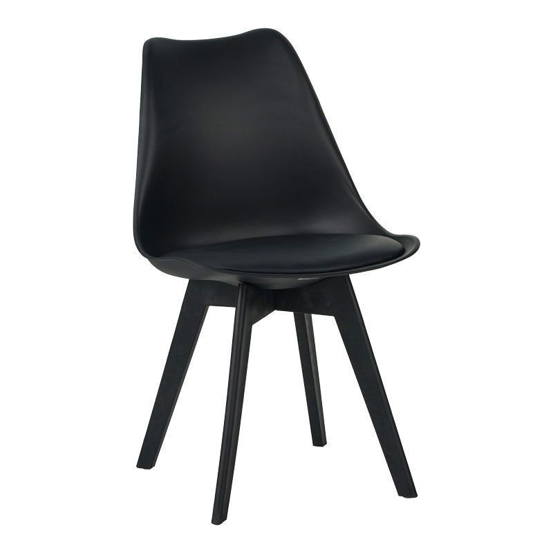 Scaun gaston I, Verde, 48x53x81 cm - Negru