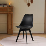 Scaun gaston I, Verde, 48x53x81 cm - Negru