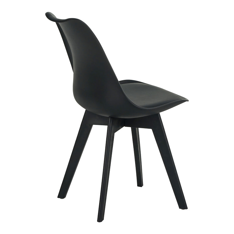 Scaun gaston I, Verde, 48x53x81 cm - Negru