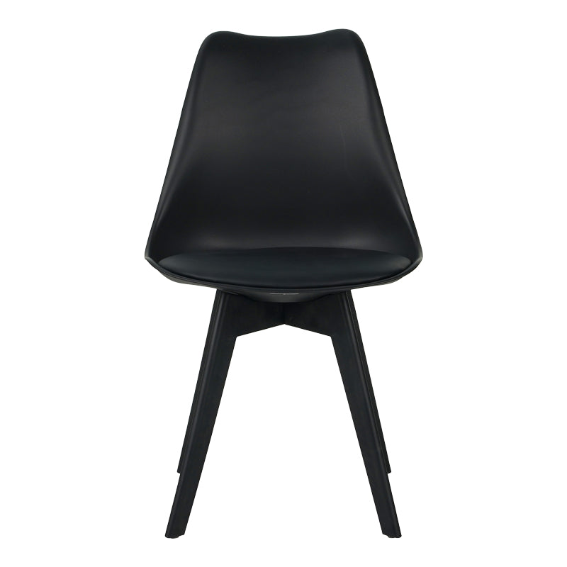 Scaun gaston I, Verde, 48x53x81 cm - Negru