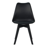Scaun gaston I, Verde, 48x53x81 cm - Negru