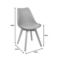 Scaun Gaston, taupe Natural, 58x47x85 cm, foto produs 8