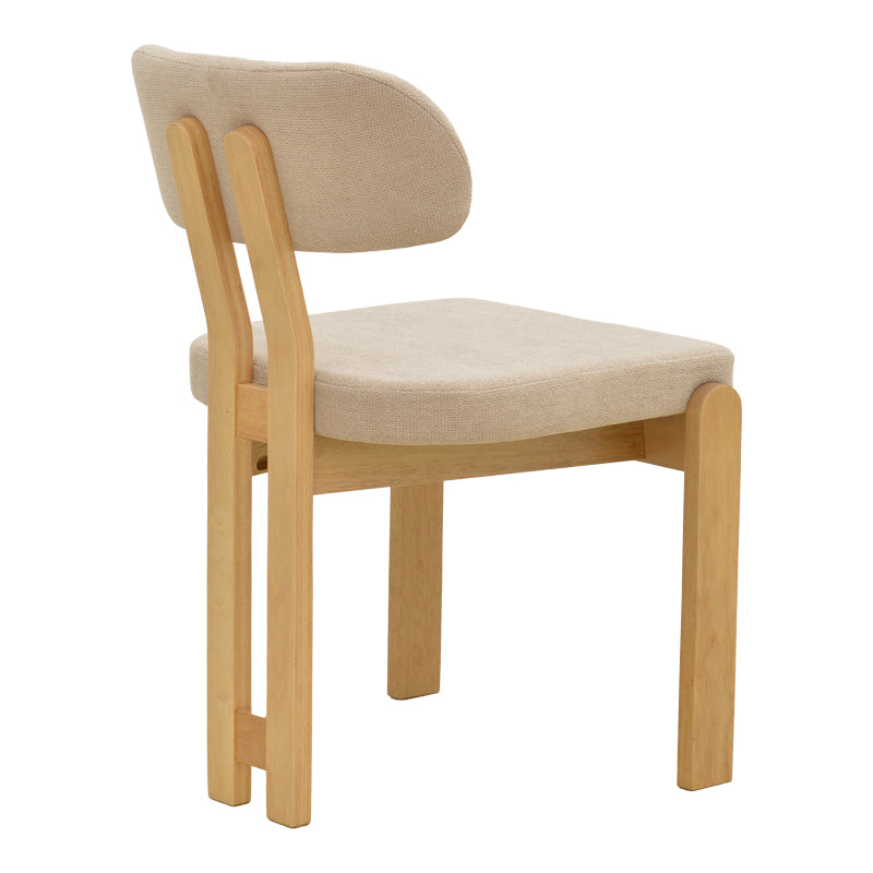 Scaun Genoa, Lemn rubberwood, 50x43x82 cm - Sonoma-Bej