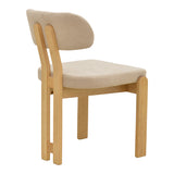 Scaun Genoa, Lemn rubberwood, 50x43x82 cm - Sonoma-Bej