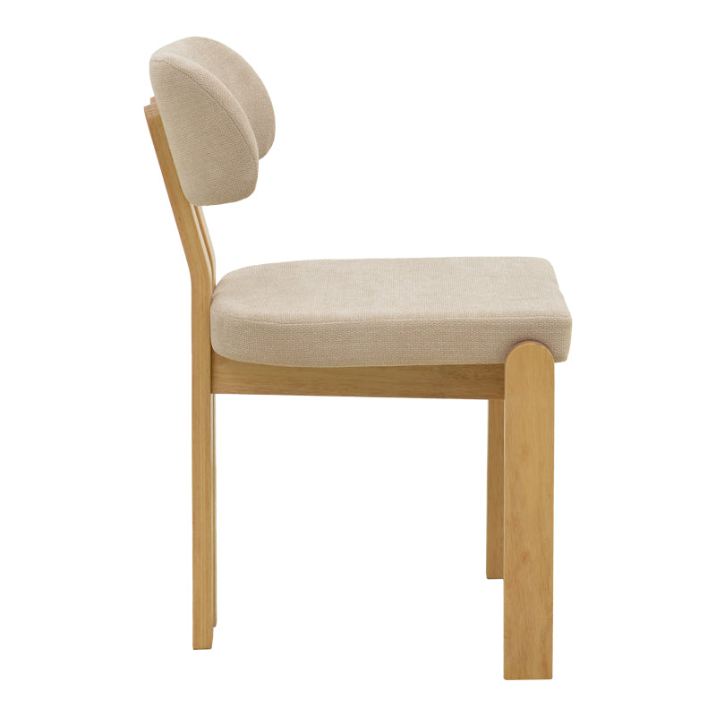 Scaun Genoa, Lemn rubberwood, 50x43x82 cm - Sonoma-Bej