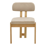 Scaun Genoa, Lemn rubberwood, 50x43x82 cm - Sonoma-Bej