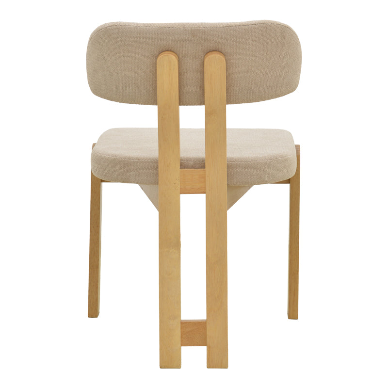 Scaun Genoa, Lemn rubberwood, 50x43x82 cm - Sonoma-Bej
