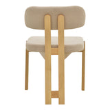 Scaun Genoa, Lemn rubberwood, 50x43x82 cm - Sonoma-Bej
