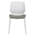 Scaun Genuine, alb-Gri, 48x43x88 cm, imagine suplimentara