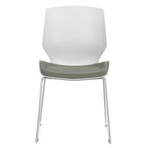 Scaun Genuine, alb-Gri, 48x43x88 cm, imagine suplimentara