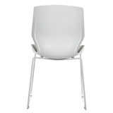 Scaun Genuine alb-Gri, 48x43x88 cm