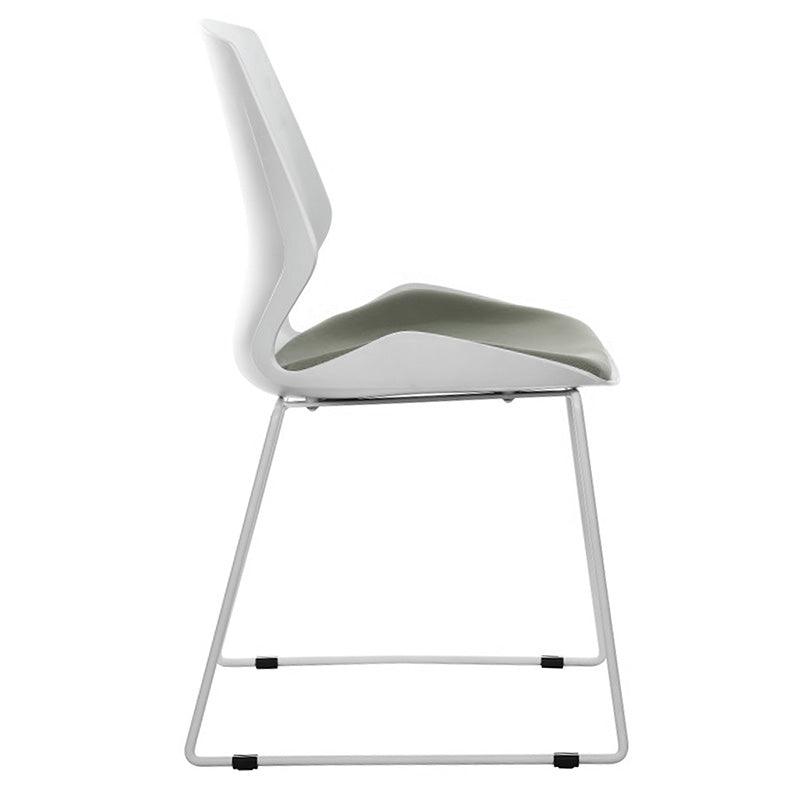 Scaun Genuine alb-Gri, 48x43x88 cm