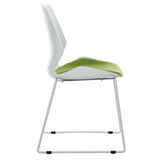 Scaun Genuine alb-Gri, 48x43x88 cm