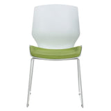 Scaun Genuine alb-Gri, 48x43x88 cm