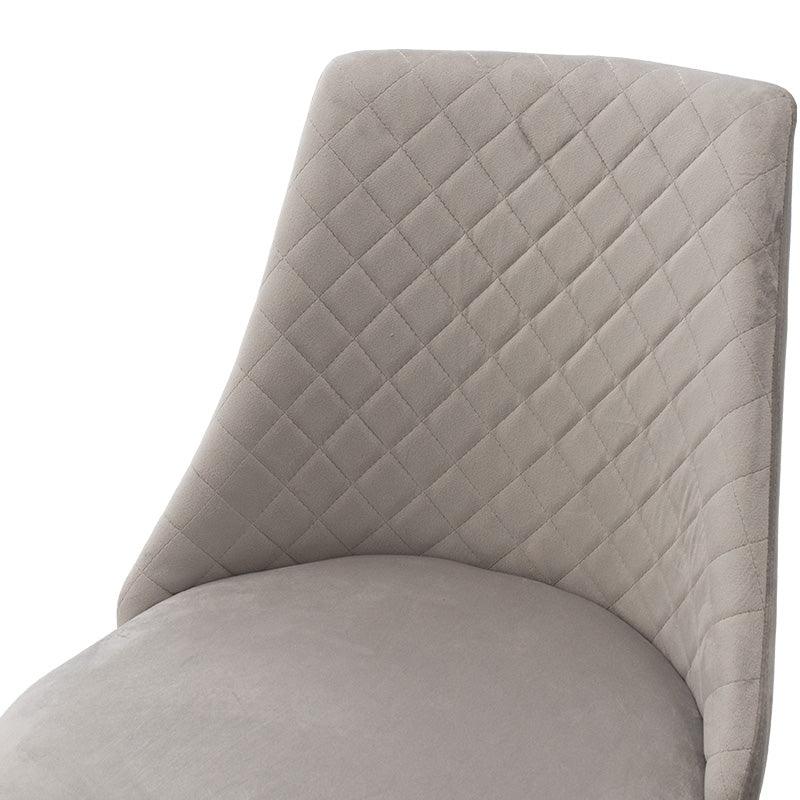 Scaun Giselle, 60x60x90 cm - Gri inchis