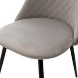 Scaun Giselle, 60x60x90 cm - Gri inchis