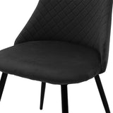 Scaun Giselle, 60x60x90 cm - Negru
