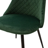 Scaun Giselle, 60x60x90 cm - Verde inchis