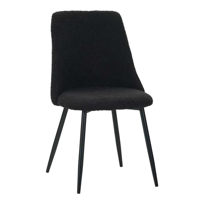 Scaun Giselle, negru, 43x48x82 cm