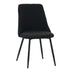 Scaun Giselle, negru, 43 x 48 x 82 cm