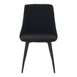 Scaun Giselle, negru, 43x48x82 cm